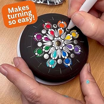 Amazon.co.jp: 4インチ - ペイント用ターンテーブル - Happy Dotting